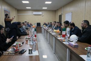 بازدید نمایندگان دستگاه‌های اجرایی از ایستگاه تقویت فشار رگ سفید ۱